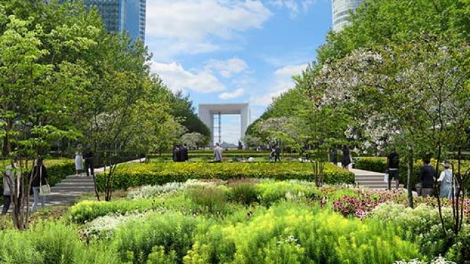 Projet du Parc sur l'esplanade de La Défense - 2022