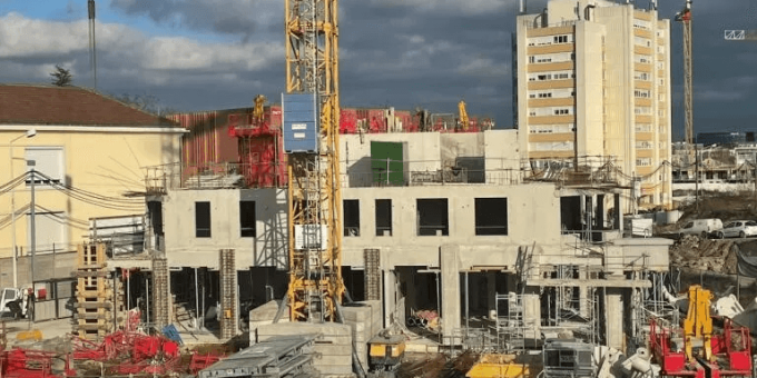 Construction du lot 1 – West Village - ZAC des Groues