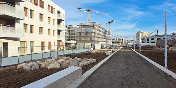 Jardin des Bels Ebats, chantier Les Groues